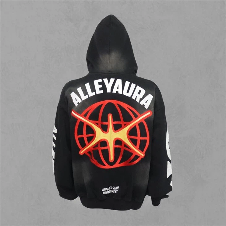 Oversize French Embroidery Patch 500gsm Hoodie Oversize French Embroidery Patch 500gsm Hoodie